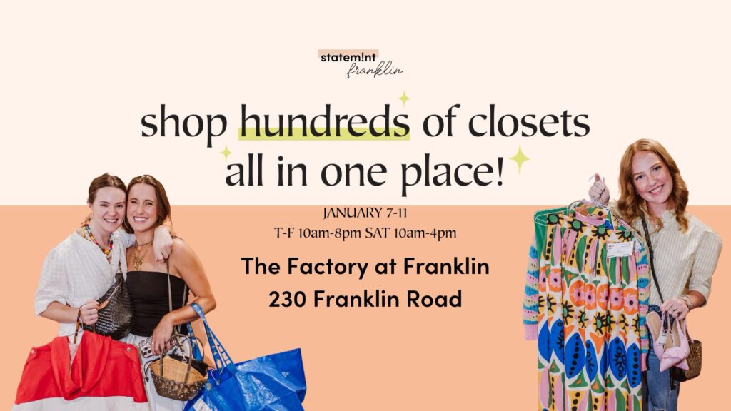 StateMint Consignment is having a Franklin, TN Consignment event at The Factory at Franklin.