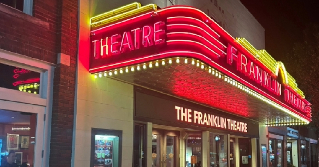 The Franklin Theatre Marquee in October