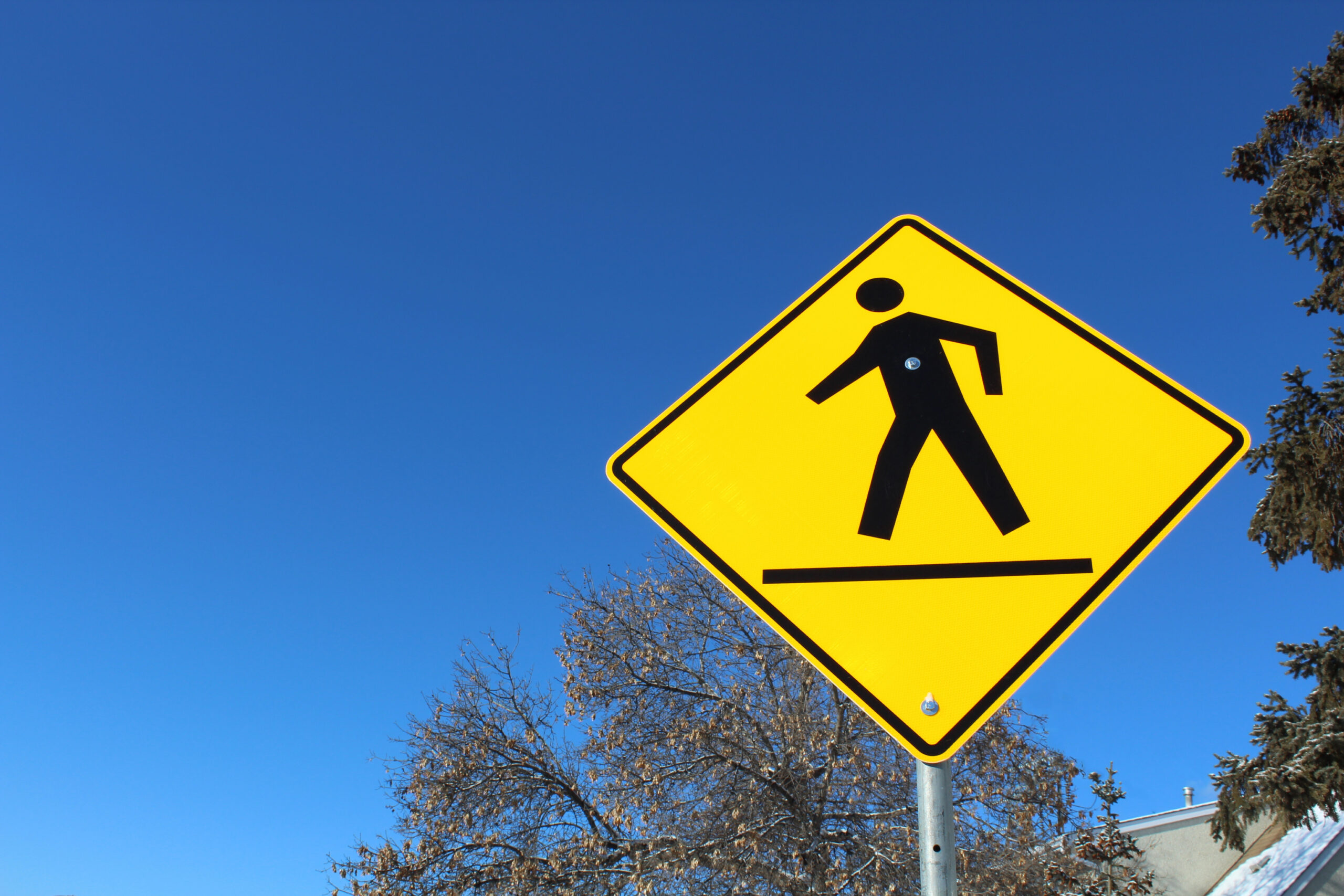 Crosswalk sign in Williamson County, TN.