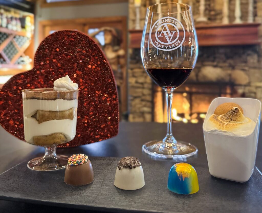 Arrington Vineyards A Sweet Escape Wine tasting paired with Chocolates & Desserts