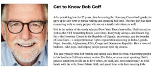 Bob Goff New York Times Best Selling Author.