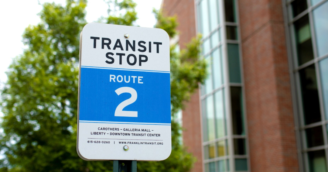 Franklin Transit Bus Stop Franklin TN