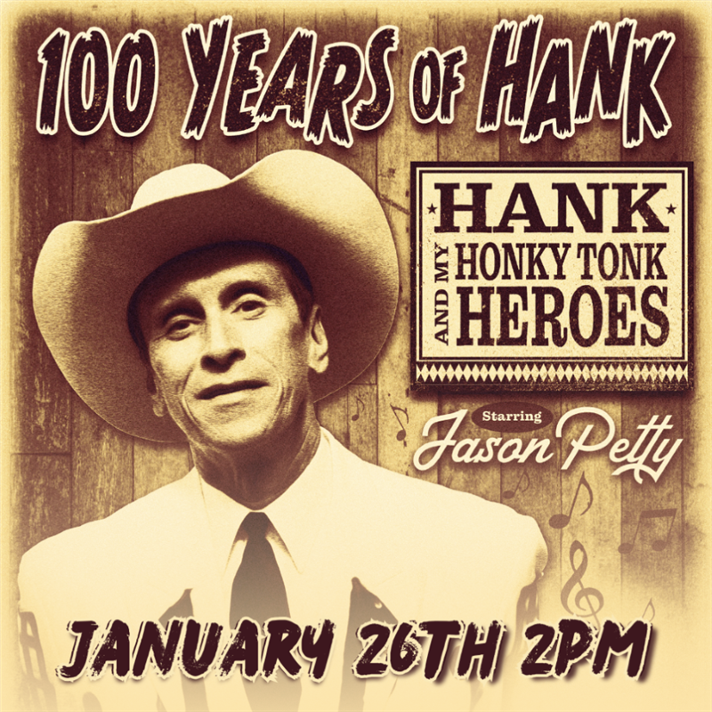 Jason Petty presents 100 Years of Hank Williams Franklin, Tenn.