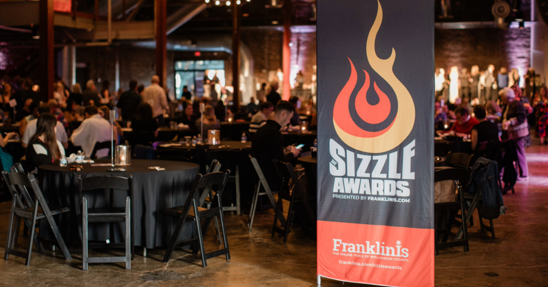 Sizzle Awards Gala in Franklin, award ceremony celebrating the best businesses in Williamson County, Tennessee.