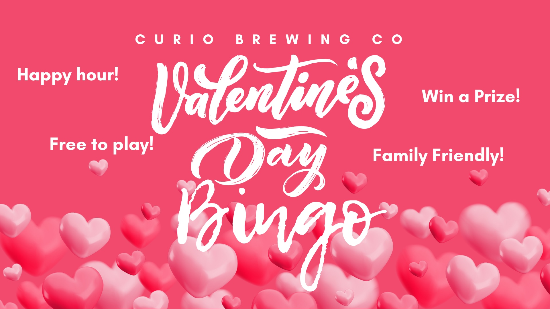 Valentine’s Day Bingo Franklin, TN_Curio Brewing Co.