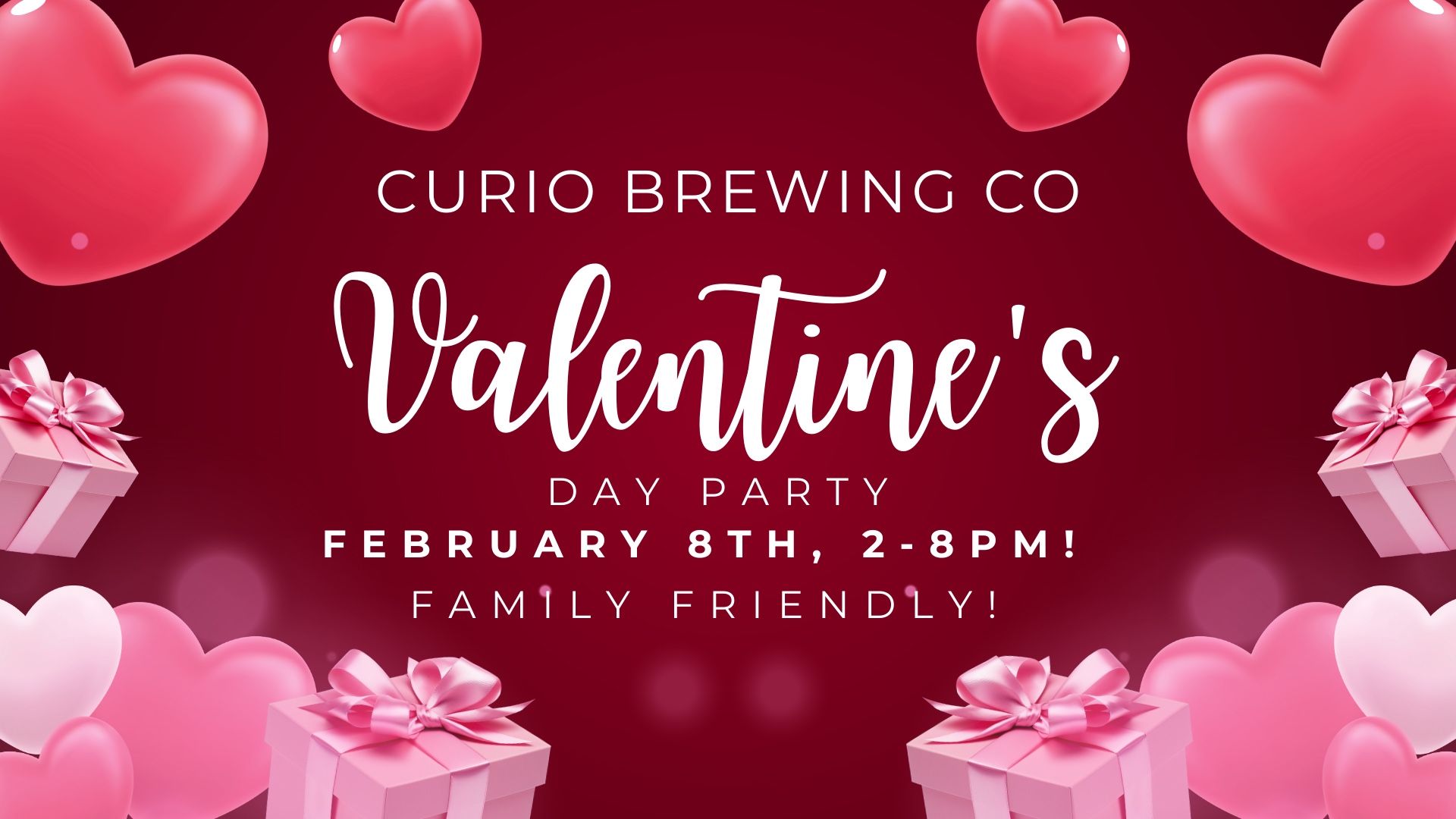 Valentine's Day Party in Franklin, TN at Curio Brewing Co.