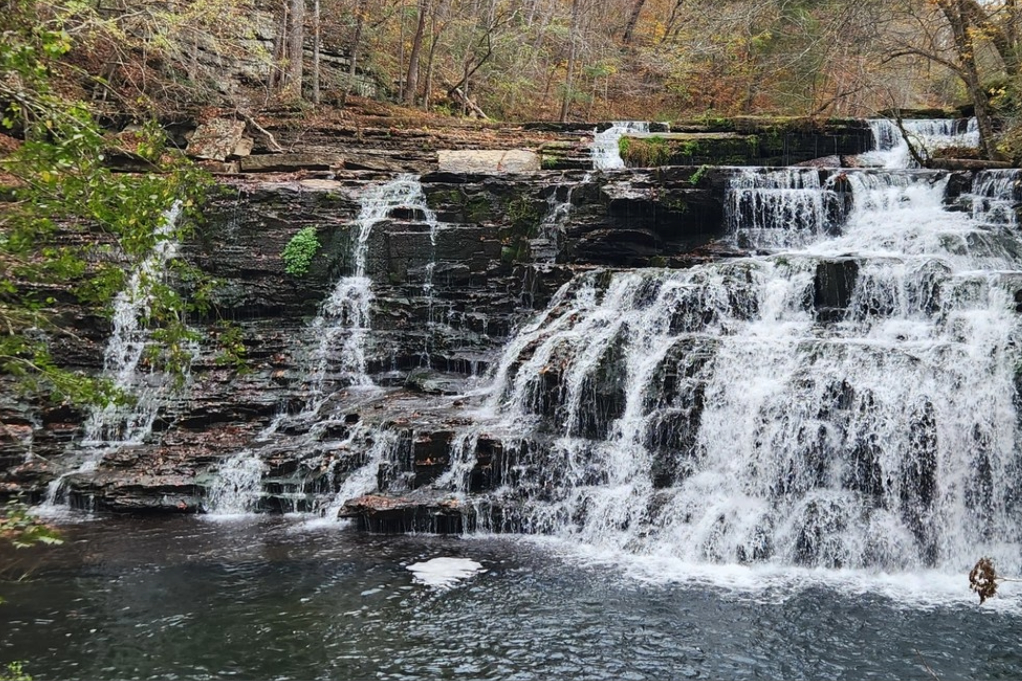 Rutledge Falls: Water Fall in Tennessee, in Coffee County, Tennessee, is just over an hour away from Franklin. 