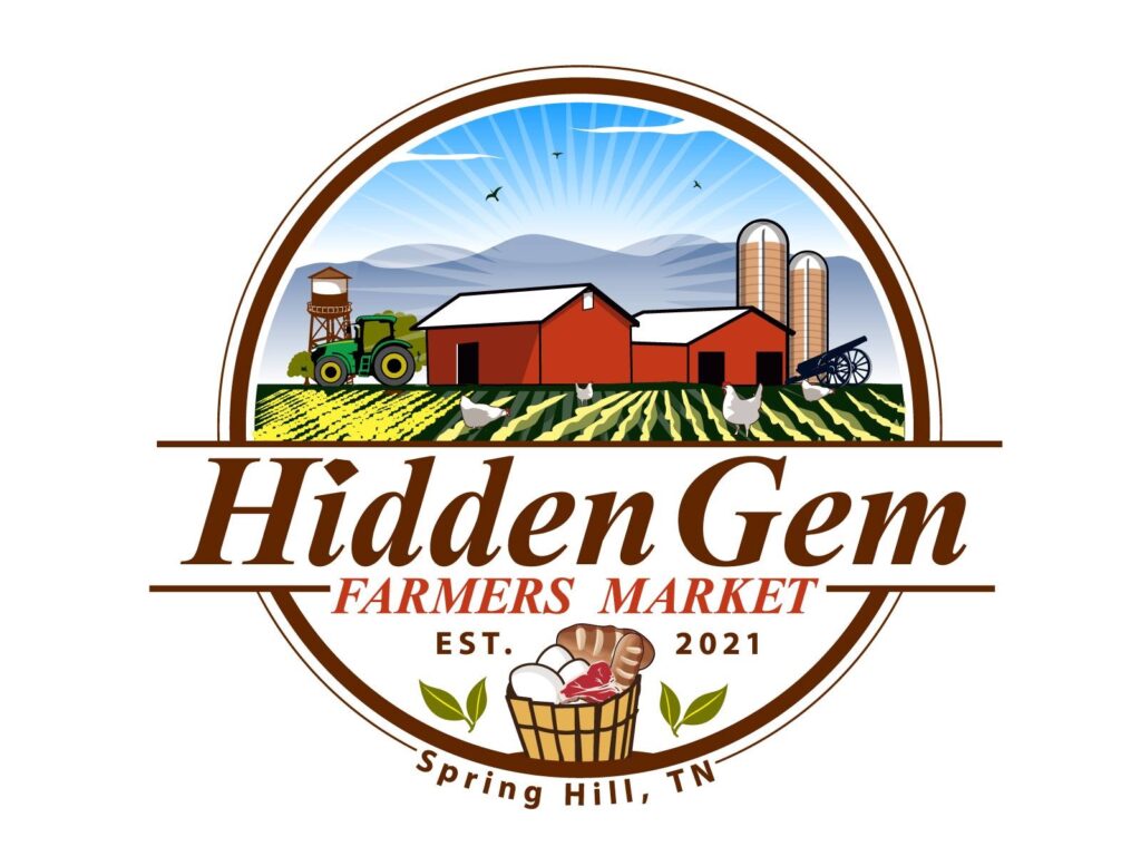 Hidden Gem Farmers Market in Spring Hill, TN_Logo.
