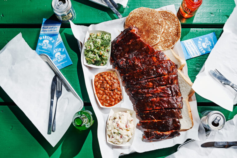 Martin's Bar-B-Que Joint Ribs, Courtesy Andy Thomas Lee.