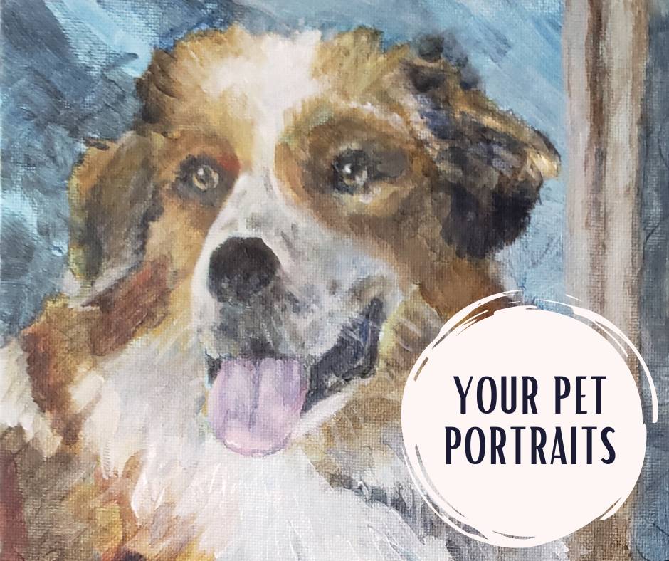 Painting Your Pet Portraits class at the Franklin Recreation Complex.