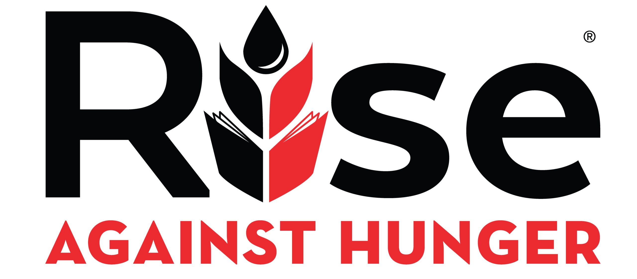 Rise Against Hunger logo.