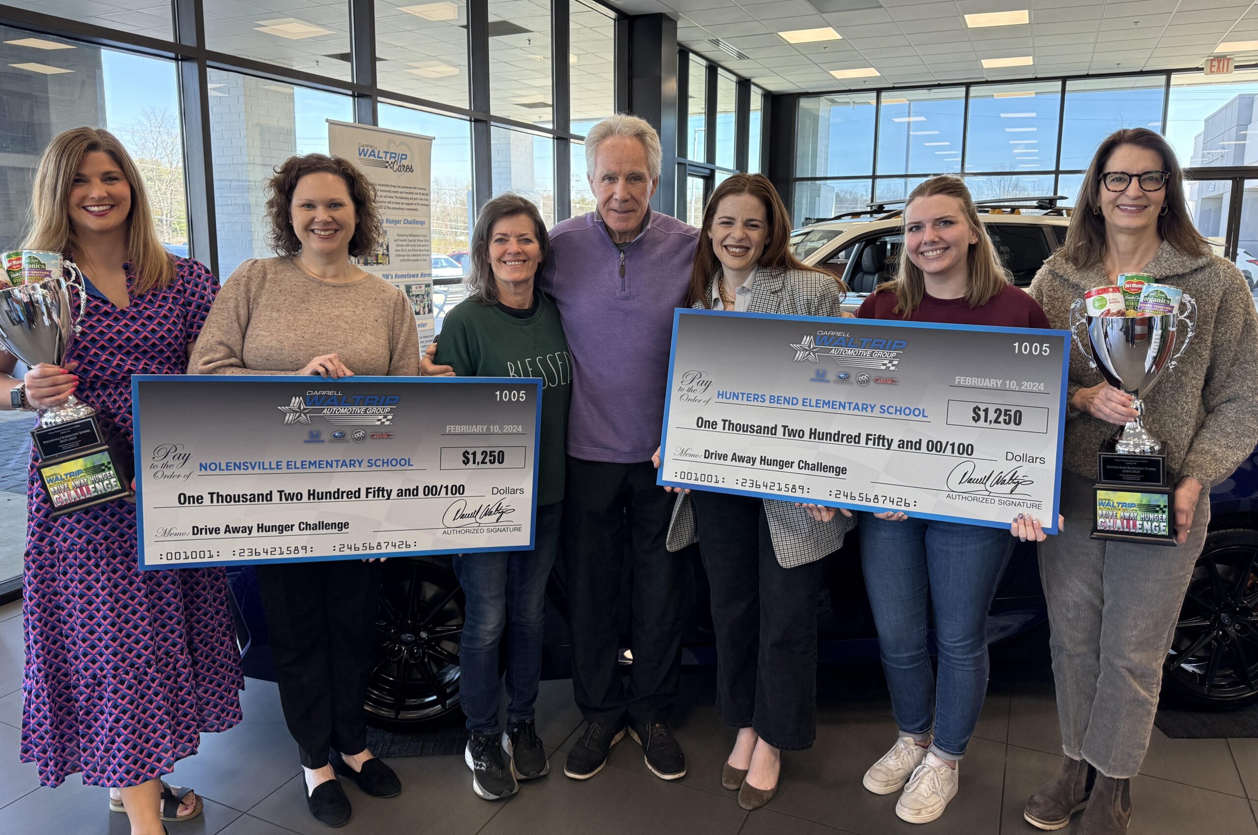 WCS & FSSD Surpasses Two Million Pounds Collected With The Darrell Waltrip Automotive Group’s Drive Away Hunger Challenge - FranklinIs