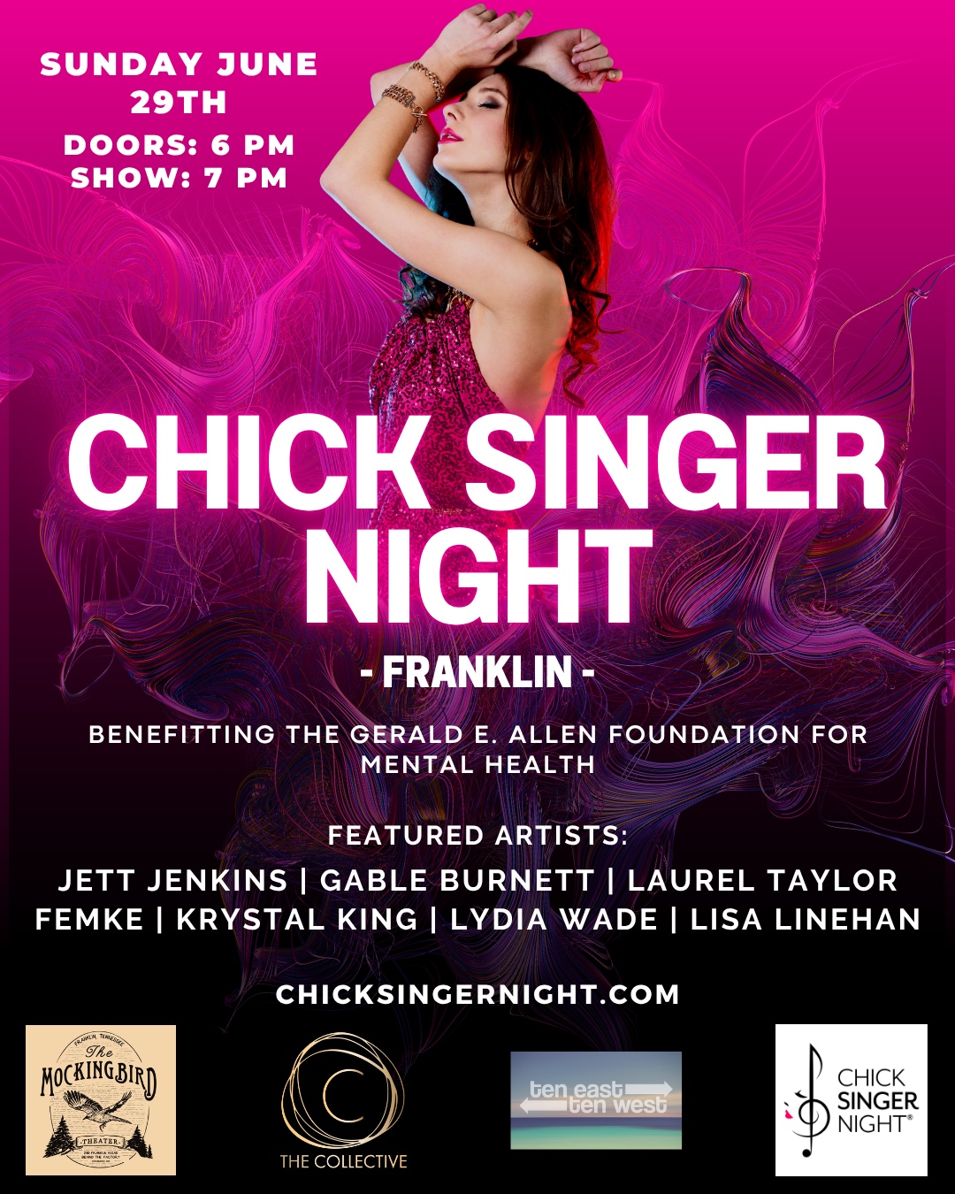Chick Singer Night Benefit Concert in Franklin, TN.