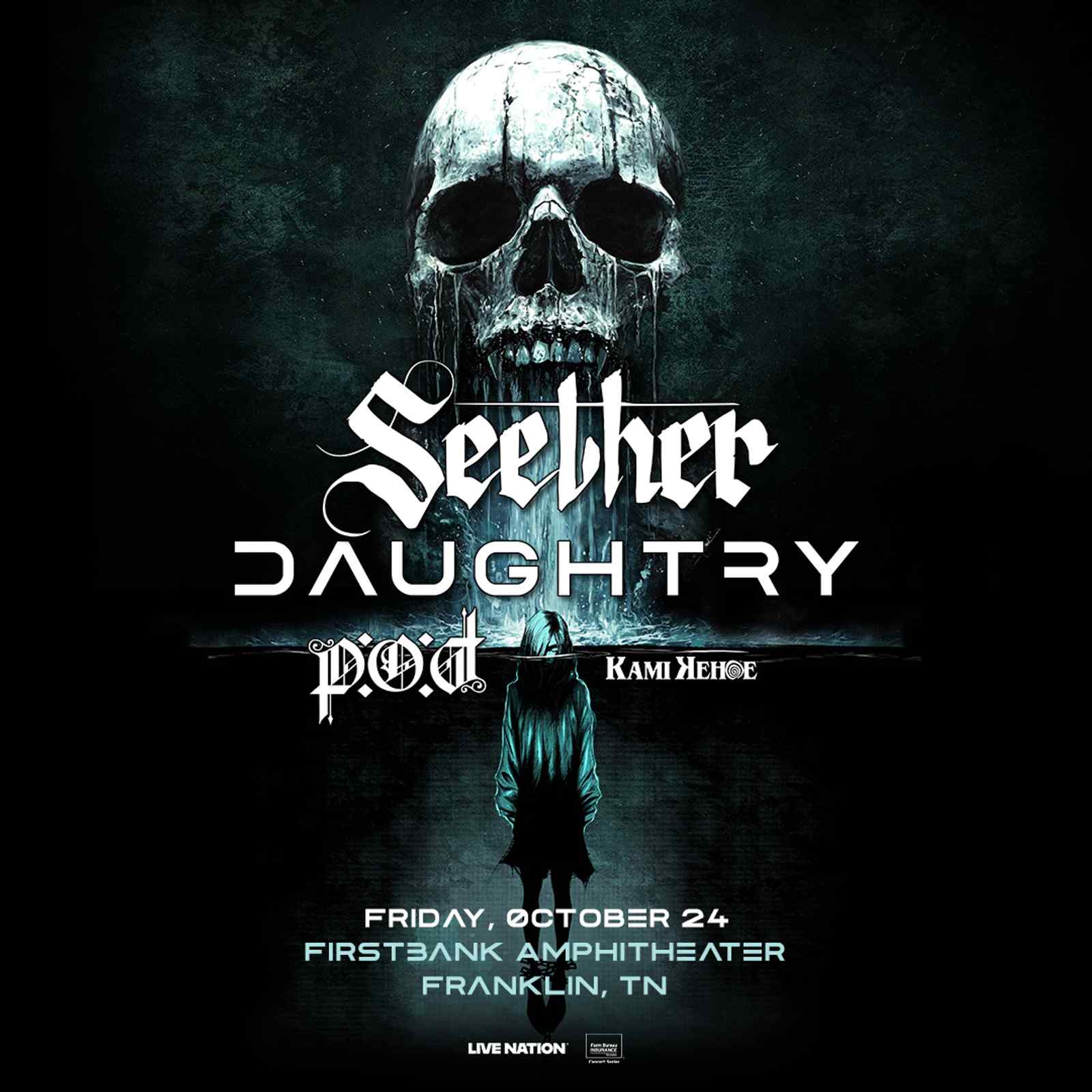 Seether & Daughtry in Franklin, TN at FirstBank Amphitheater this October!