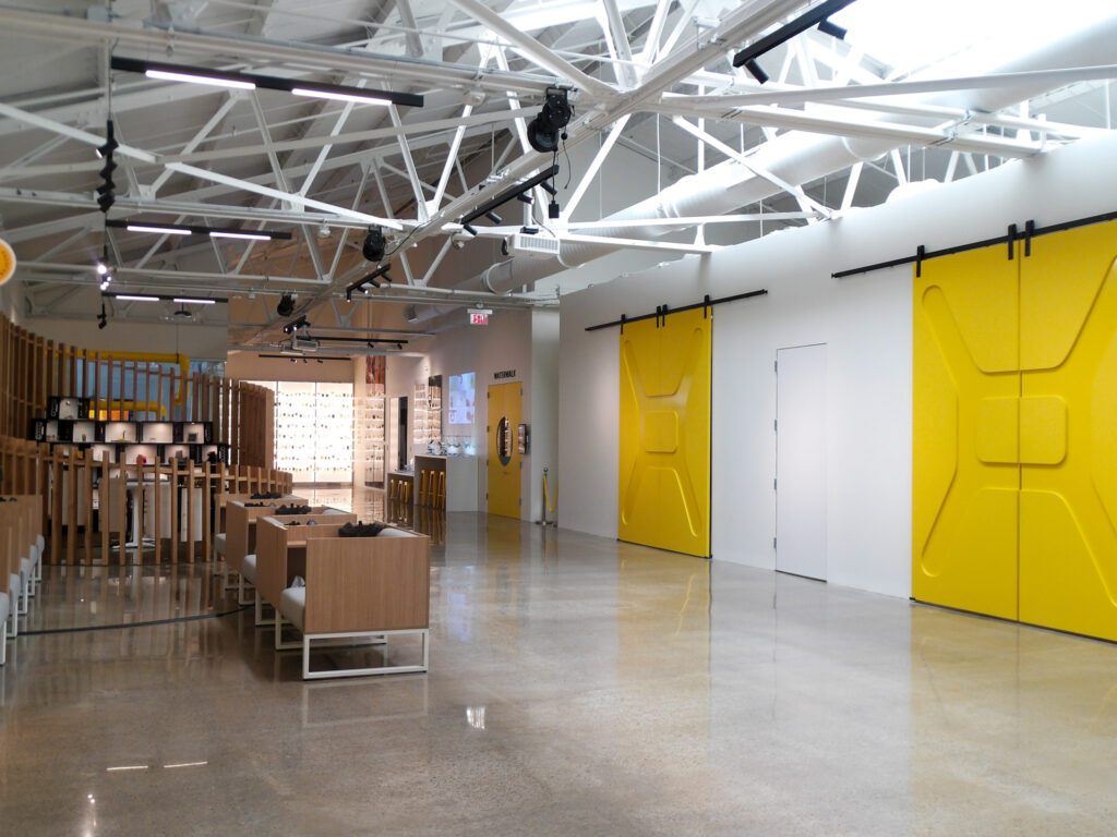 Inside The Experience Lab by charity: water, a nonprofit exhibit located inside The Factory at Franklin in Franklin, Tennessee.