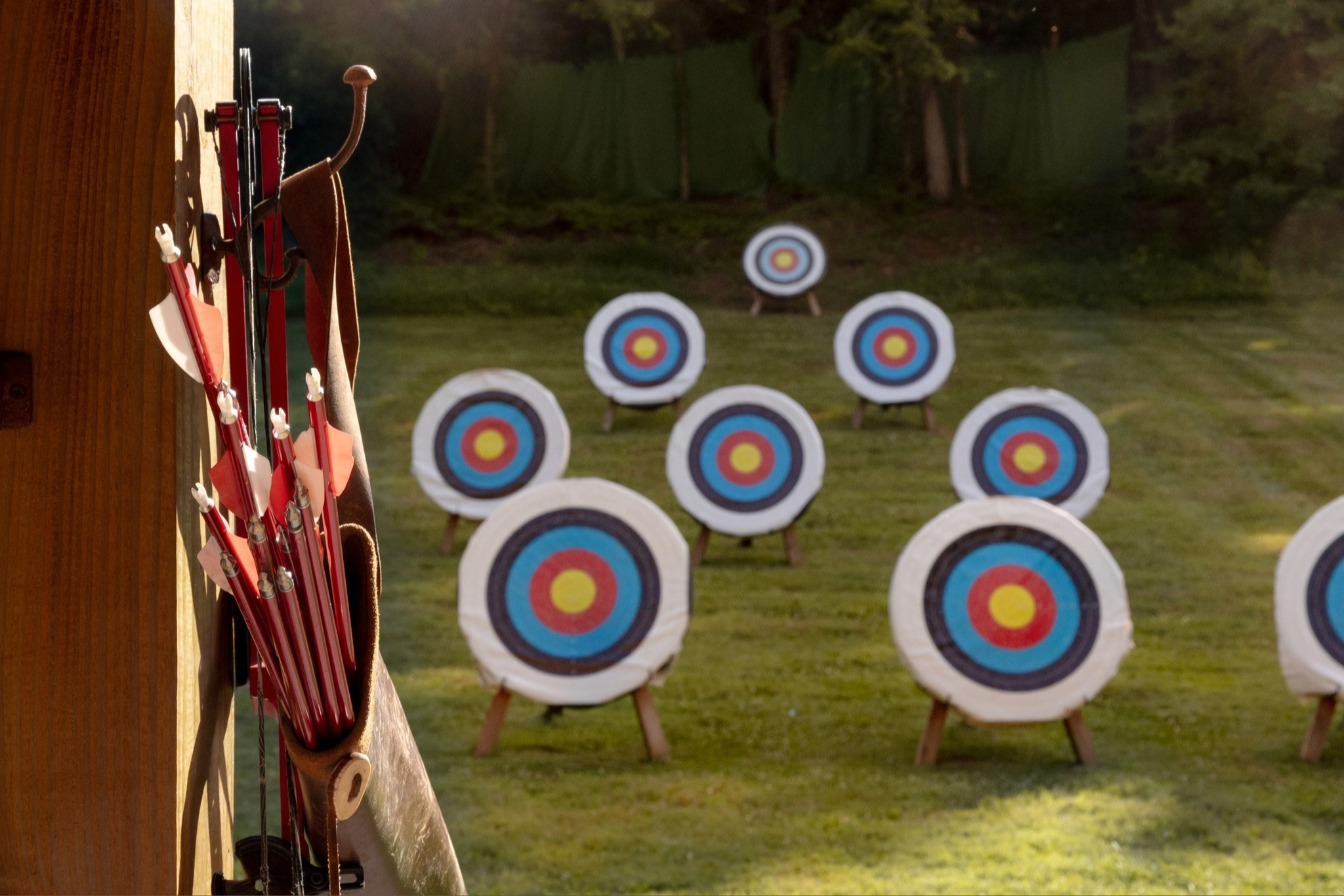 Archery at Southall Farm and Inn in Franklin, TN, family activities and outdoor experiences.