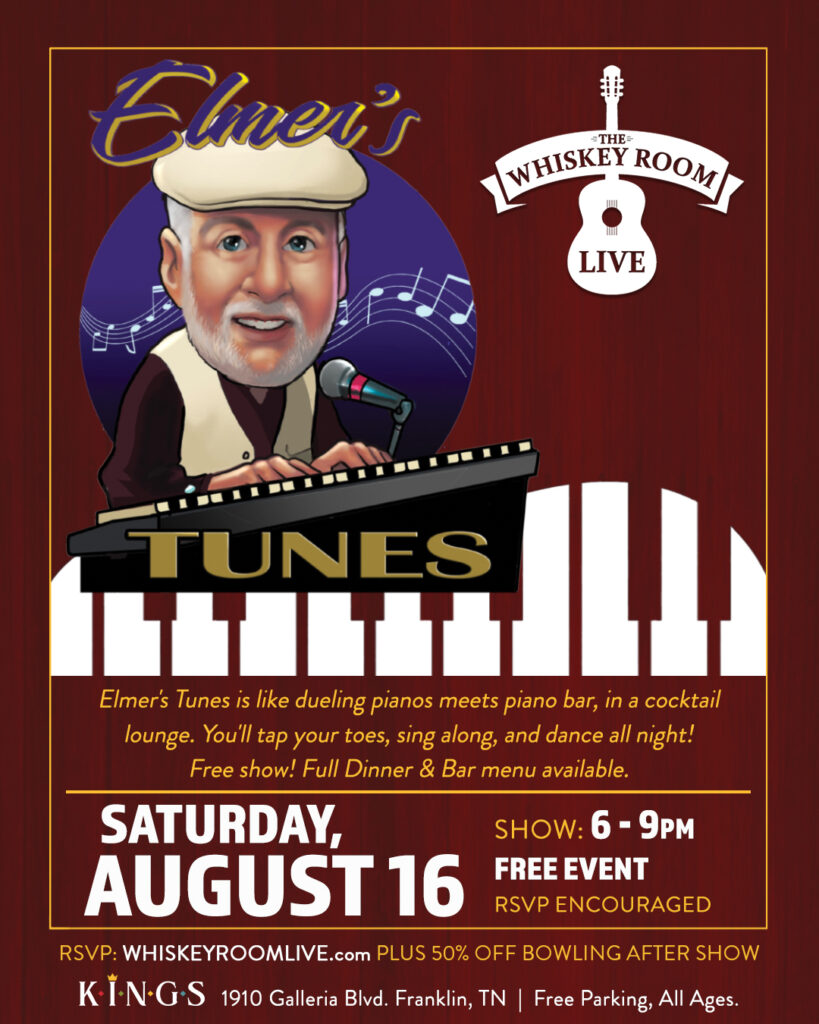 Elmer's Tunes Aults 55+ party Franklin, Tenn.