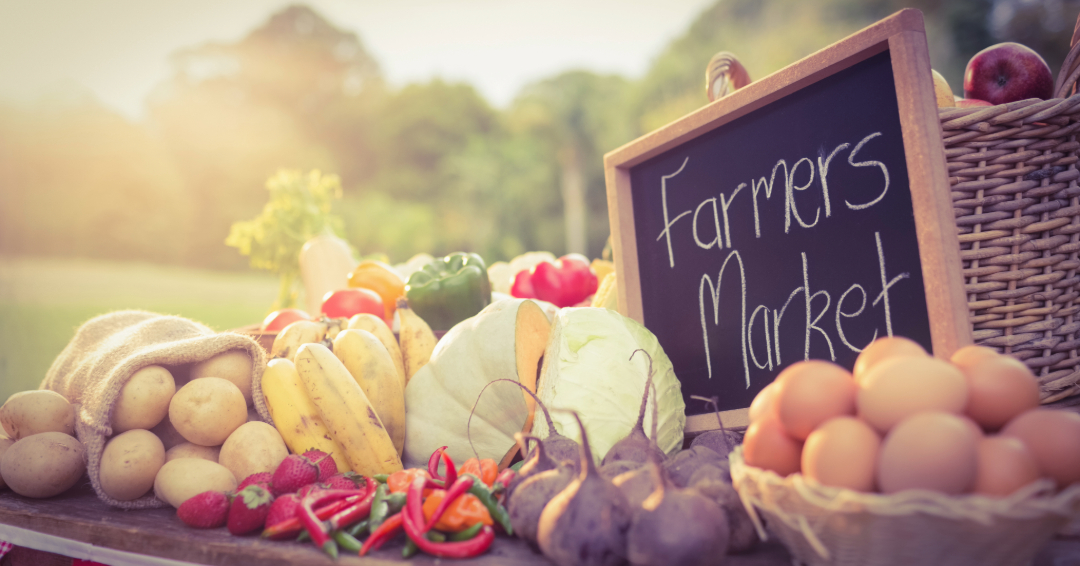 Farmers market in Franklin TN end of summer harvest