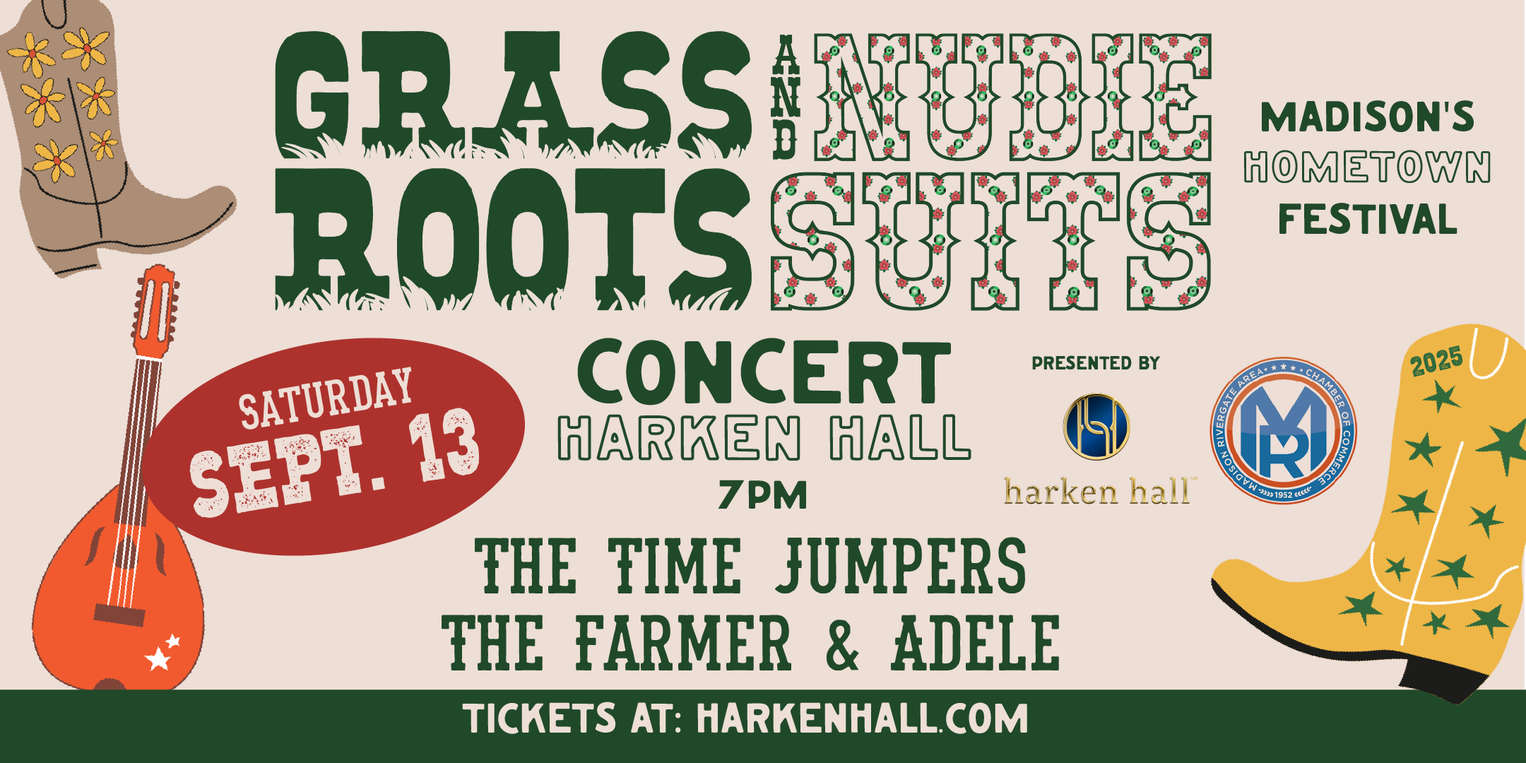 Grassroots & Nudie Suits Graphic.