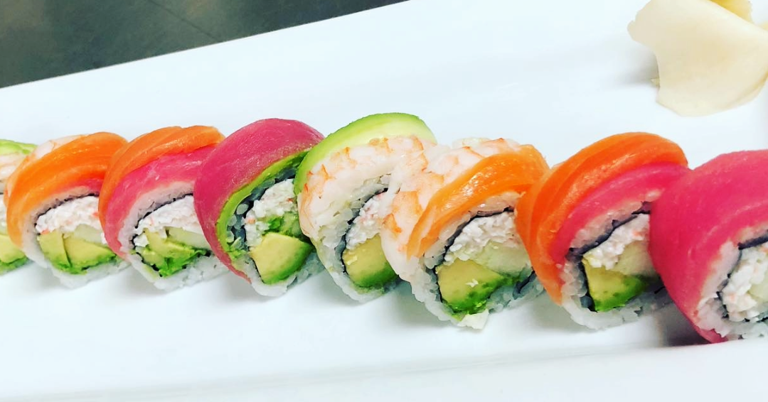 Sushi from Health Sushi in Franklin, Tennessee, is organically sourced.