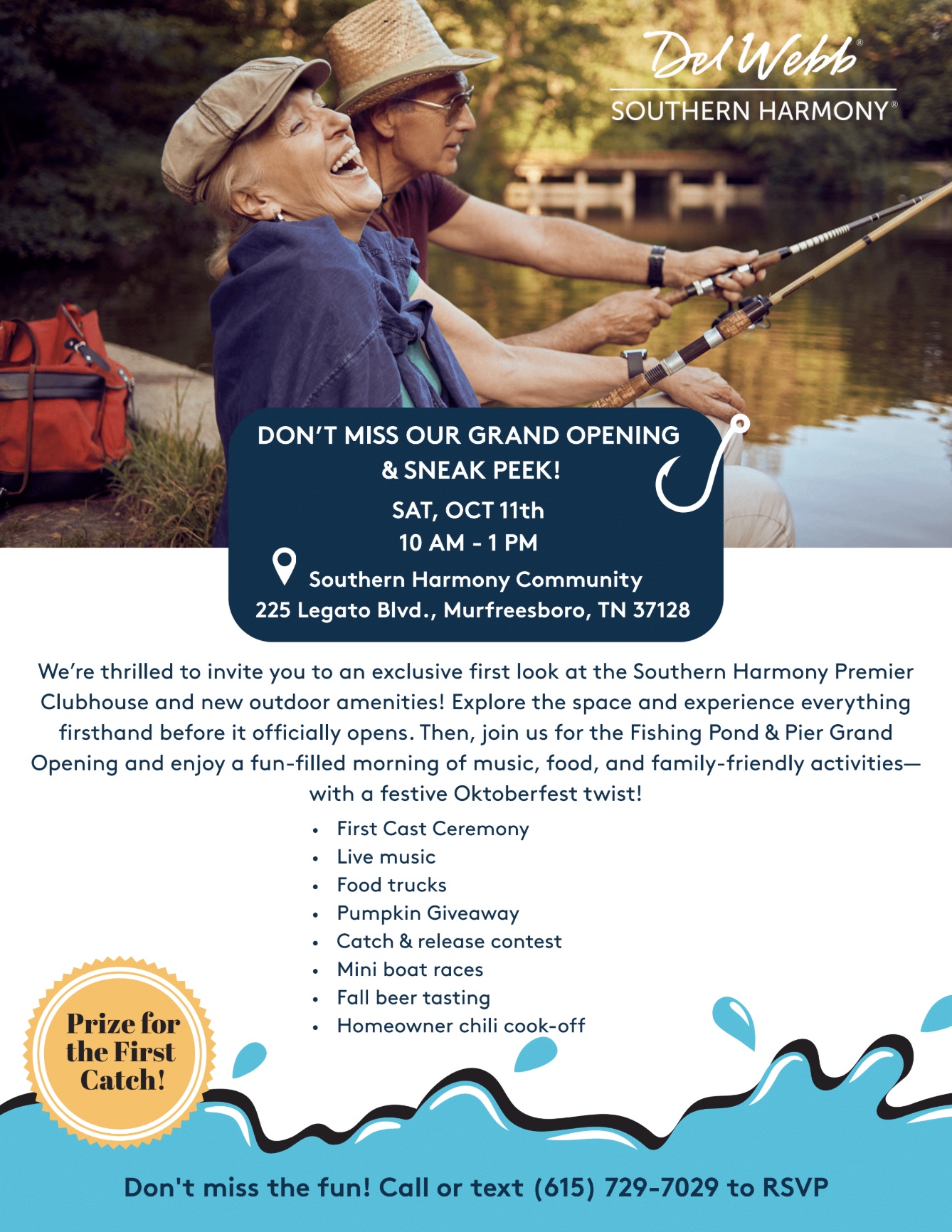 Del Webb Grand Opening Fishing Pond & Pier