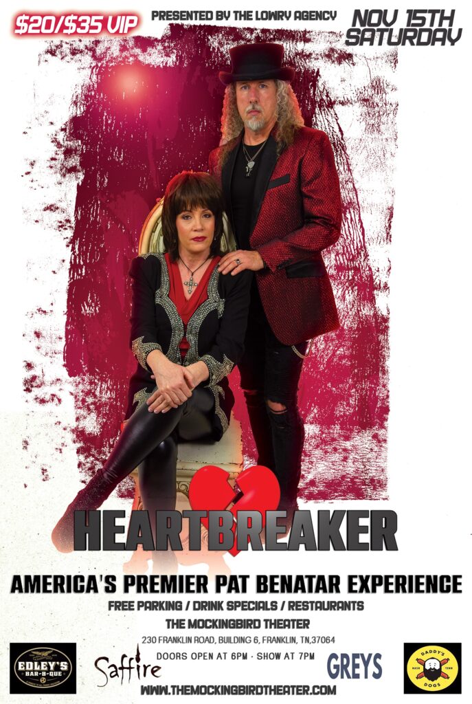 Heartbreaker - America's Premier Pat Benatar Experience Franklin, Tenn.