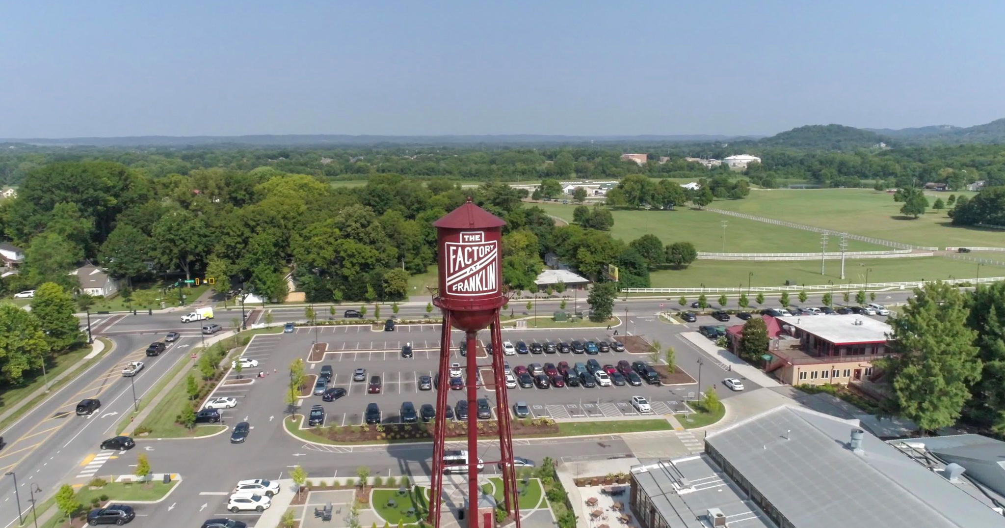 The Factory at Franklin in Franklin, Tennessee 120-room boutique hotel. and parking_Water Tower