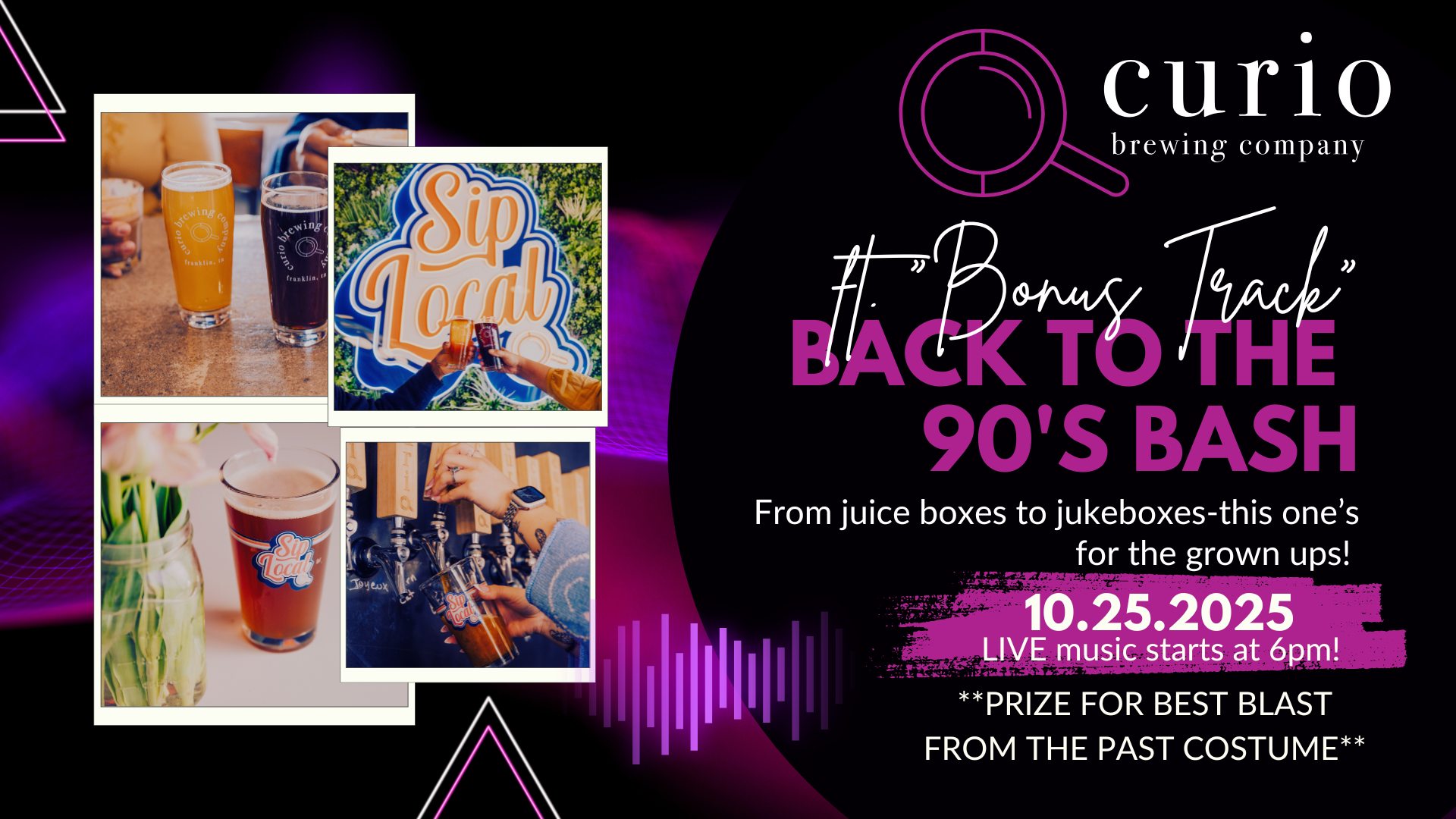 Back to the 90's bash Franklin TN_Curio Brewing Co.