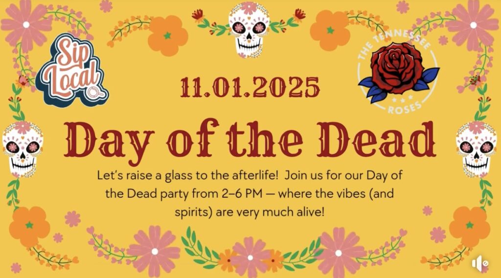Day of the Dead Celebration in Franklin, TN at Curio Brewing Company.
