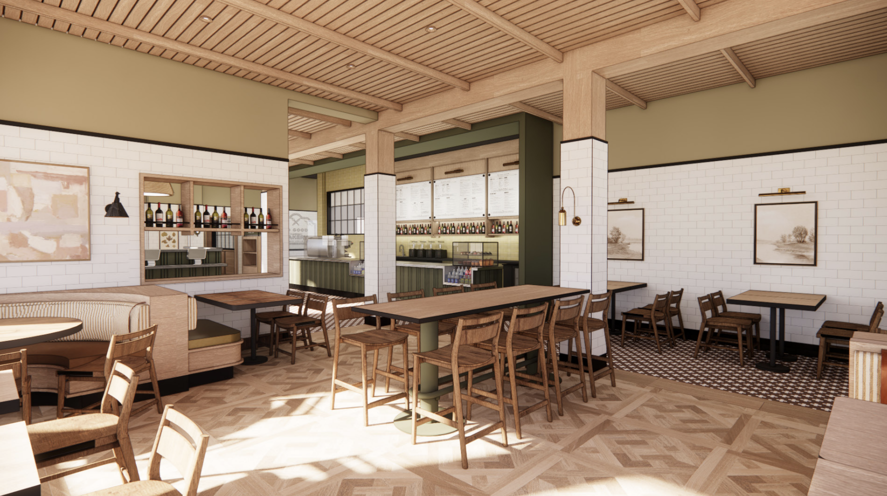 Truce Franklin, TN Interior Rendering-Image courtesy of Truce.