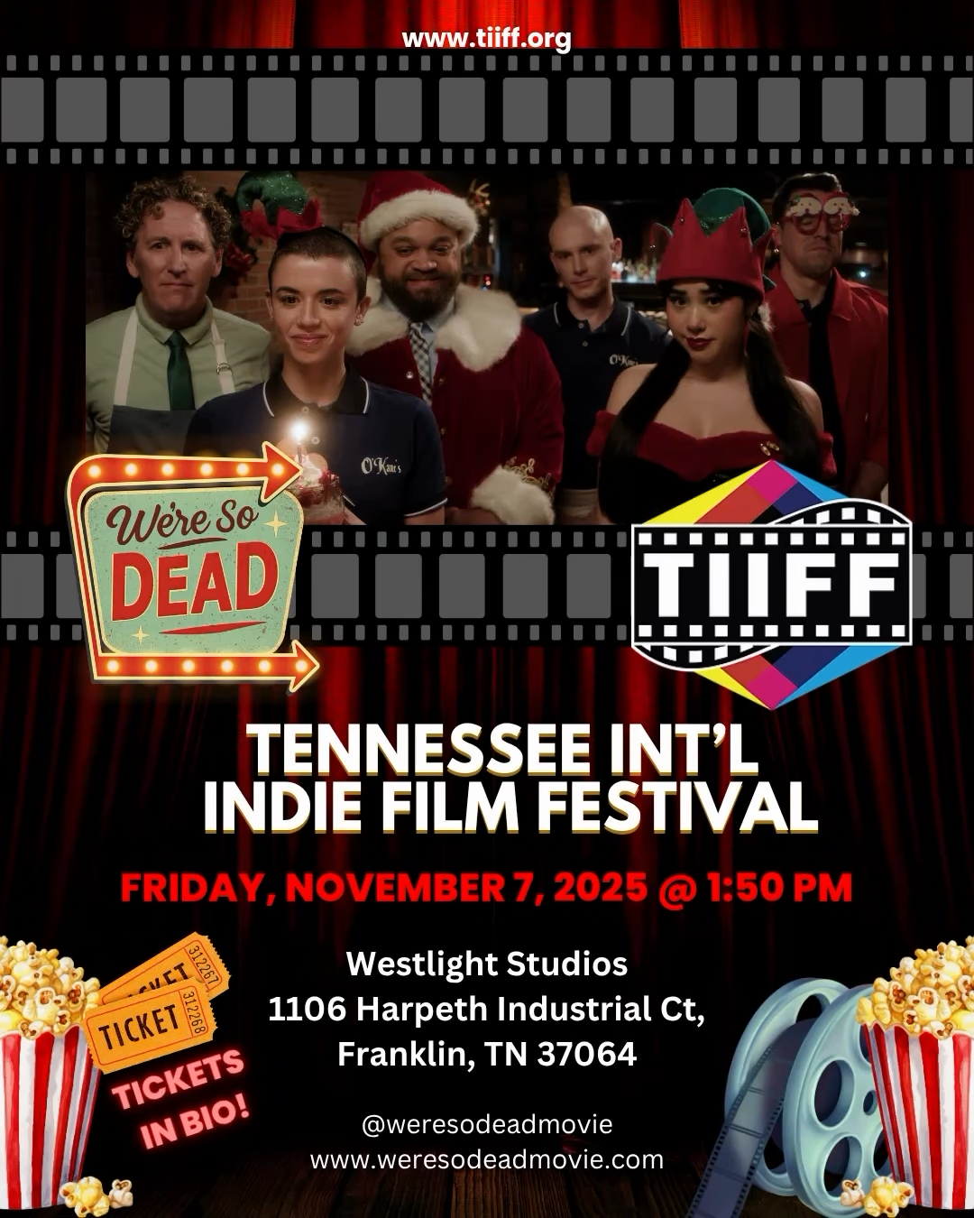 ‘We’re So Dead’ Film- Horror-Comedy Coming to Tennessee Indie Film Fest in Franklin, TN.