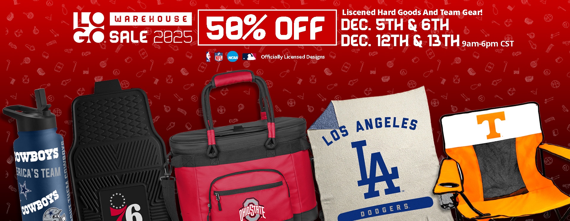 Logo Brands Warehouse Sale in Spring Hill, TN.