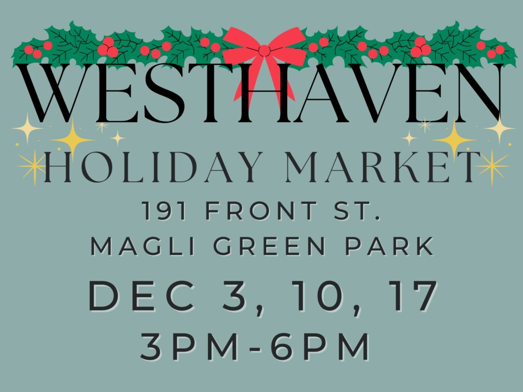 Westhaven 2025 Holiday Pop Up Market Franklin, TN December 3, 10 and 17.