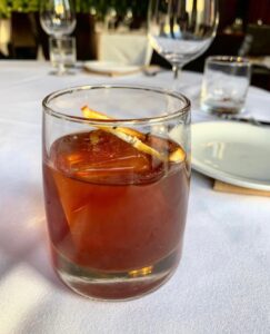 Cork and Cow restaurant and bar in downtown Franklin, Tennessee serves whiskey cocktails, bourbon, gin, wine, beer and delicious food and dessert.