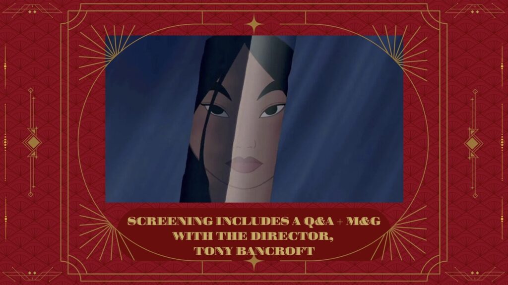 SMC x Filmmakers in Franklin Presents Mulan (1998) ft. Director Tony Bancroft | The Franklin Theatre