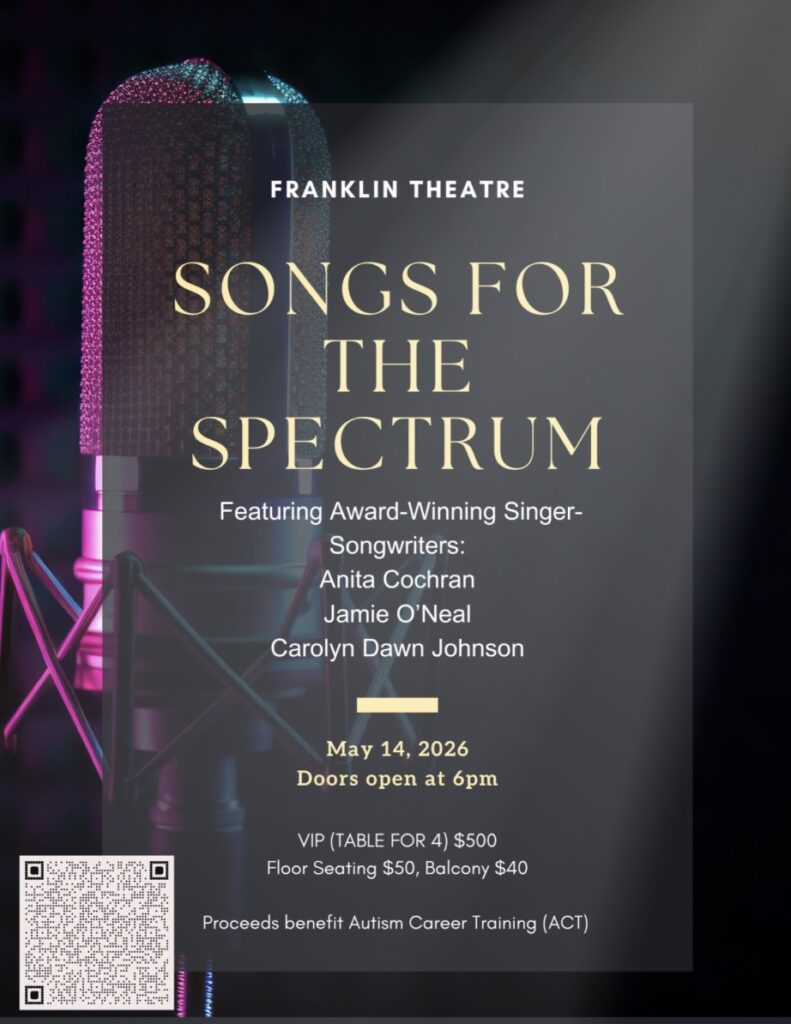 Songs for the Spectrum event in Franklin, TN, at The Franklin Theatre.