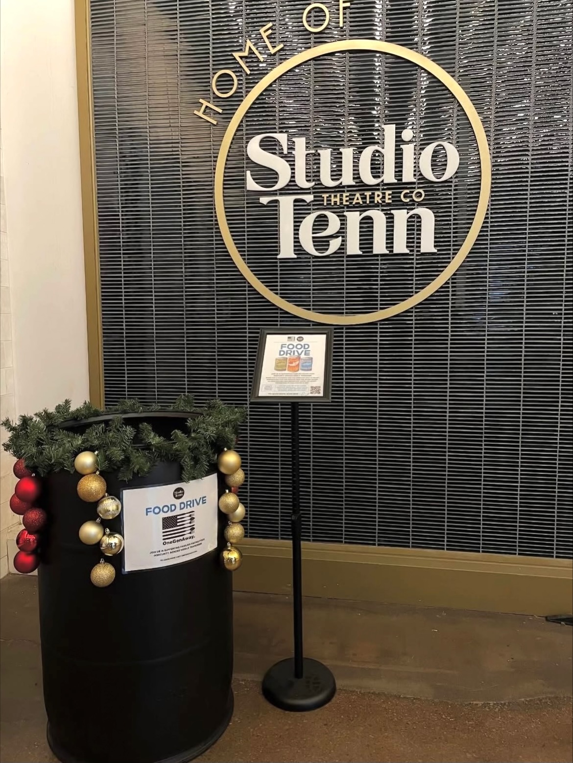 Studio Tenn Theatre Co Franklin OneGenAway Food Drive
