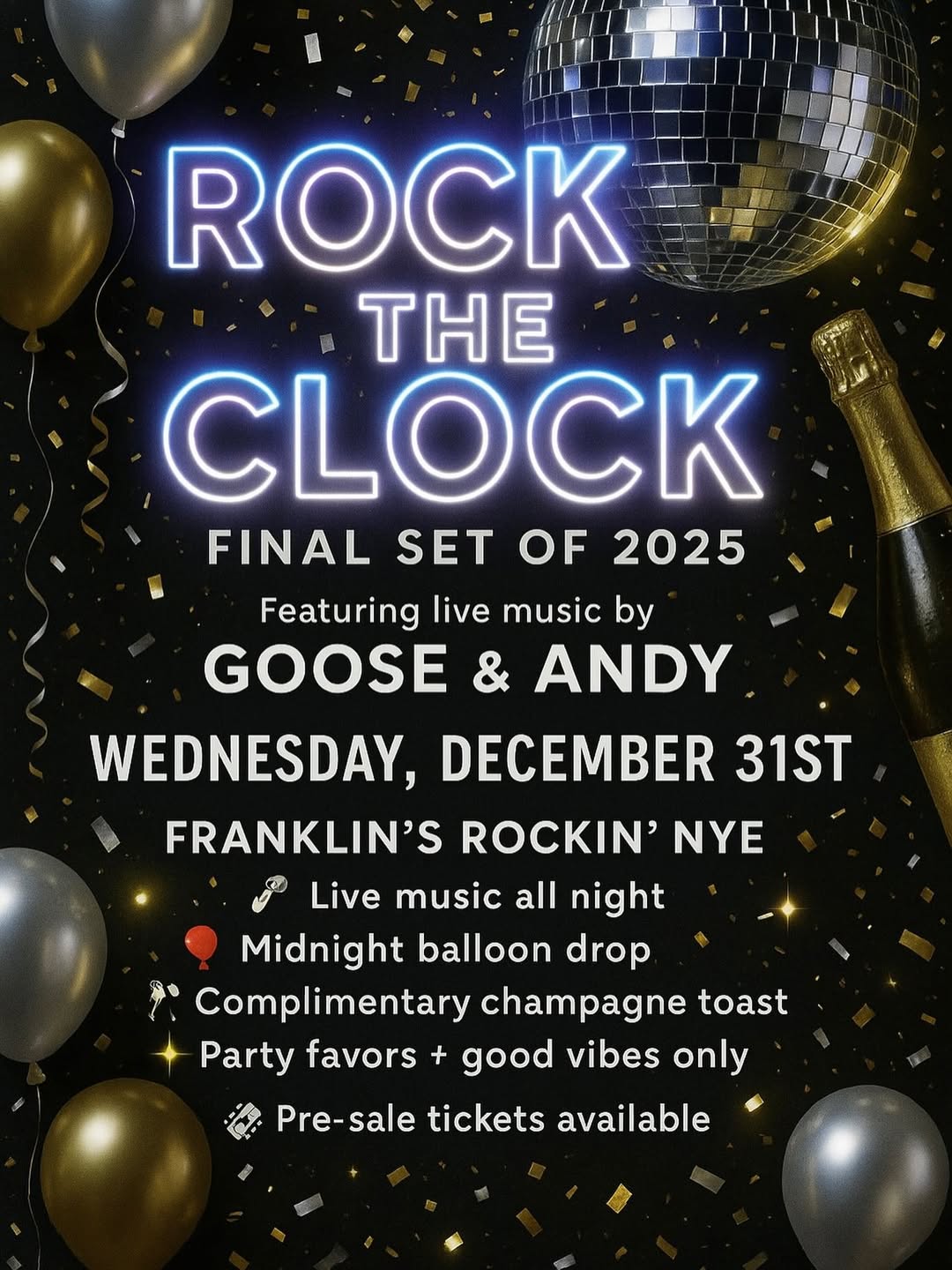 The Tin Roof 2 Franklin TN New Year's Eve Party