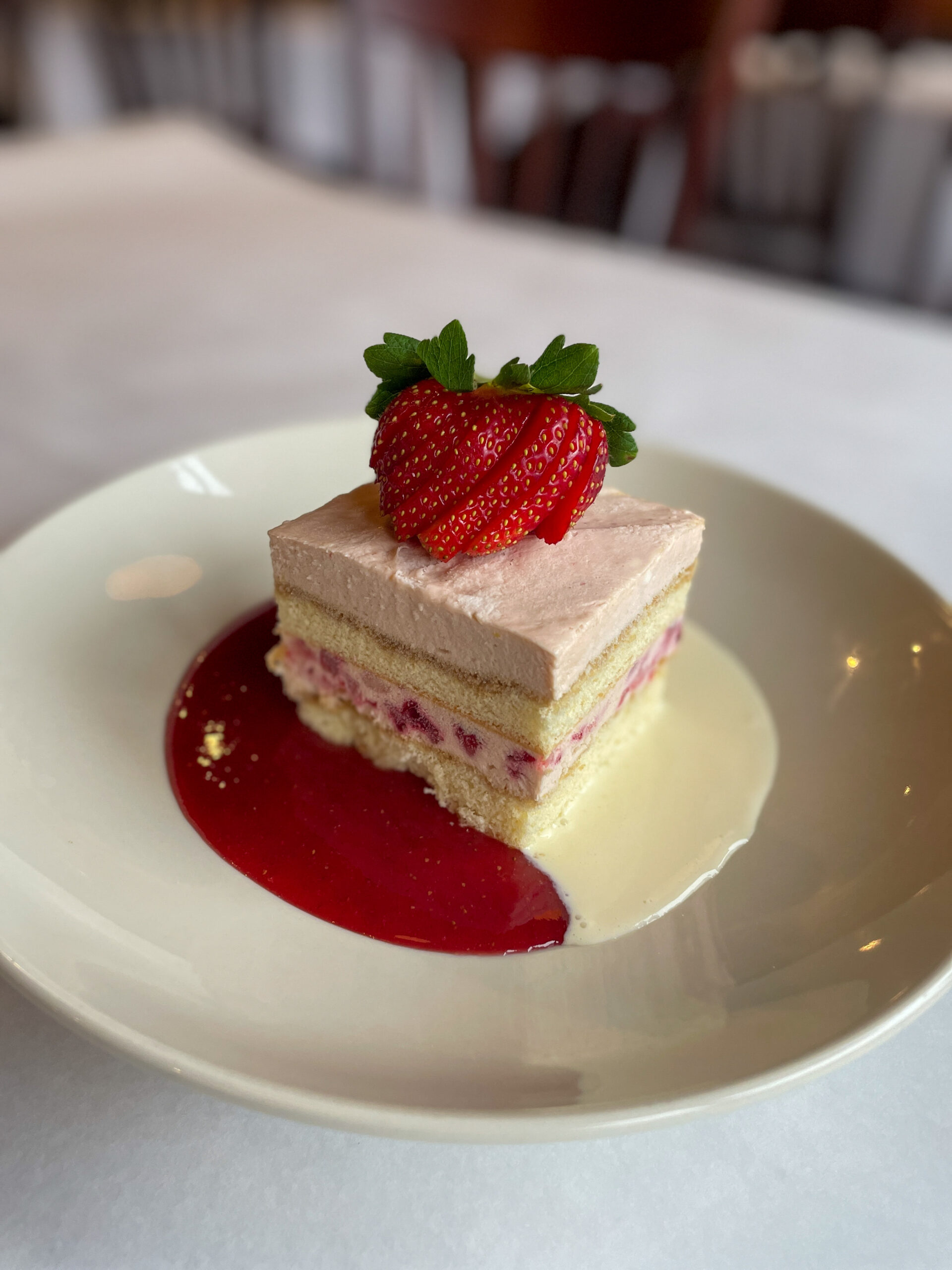 Amerigo Strawberry Tiramisu Brentwood, TN Cool Springs Restaurant
