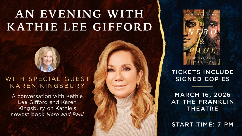 An Evening with Kathie Lee Gifford with Special Guest Karen Kingsbury.