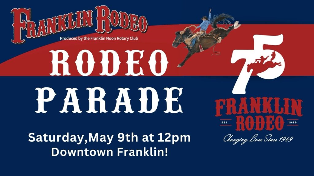 Franklin Rodeo Parade 2026 in Downtown Franklin, TN.