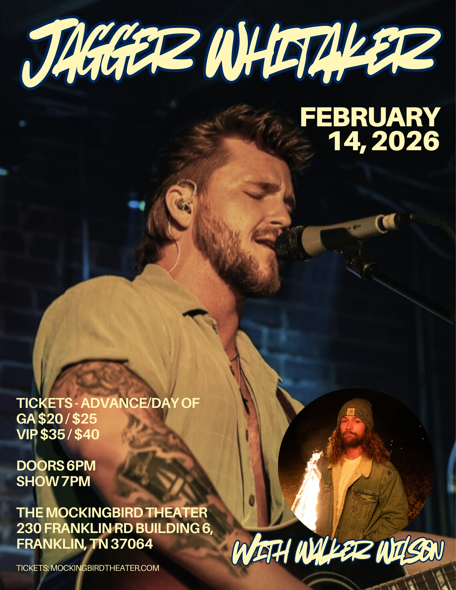 Jagger Whitaker w:Special Guest Walker Wilson Franklin, TN