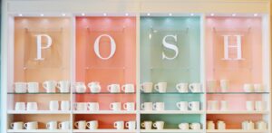 Posh Pottery in Franklin, TN is a place where you can paint your own pottery or take classes for wheel throwing or hand-building ceramics.