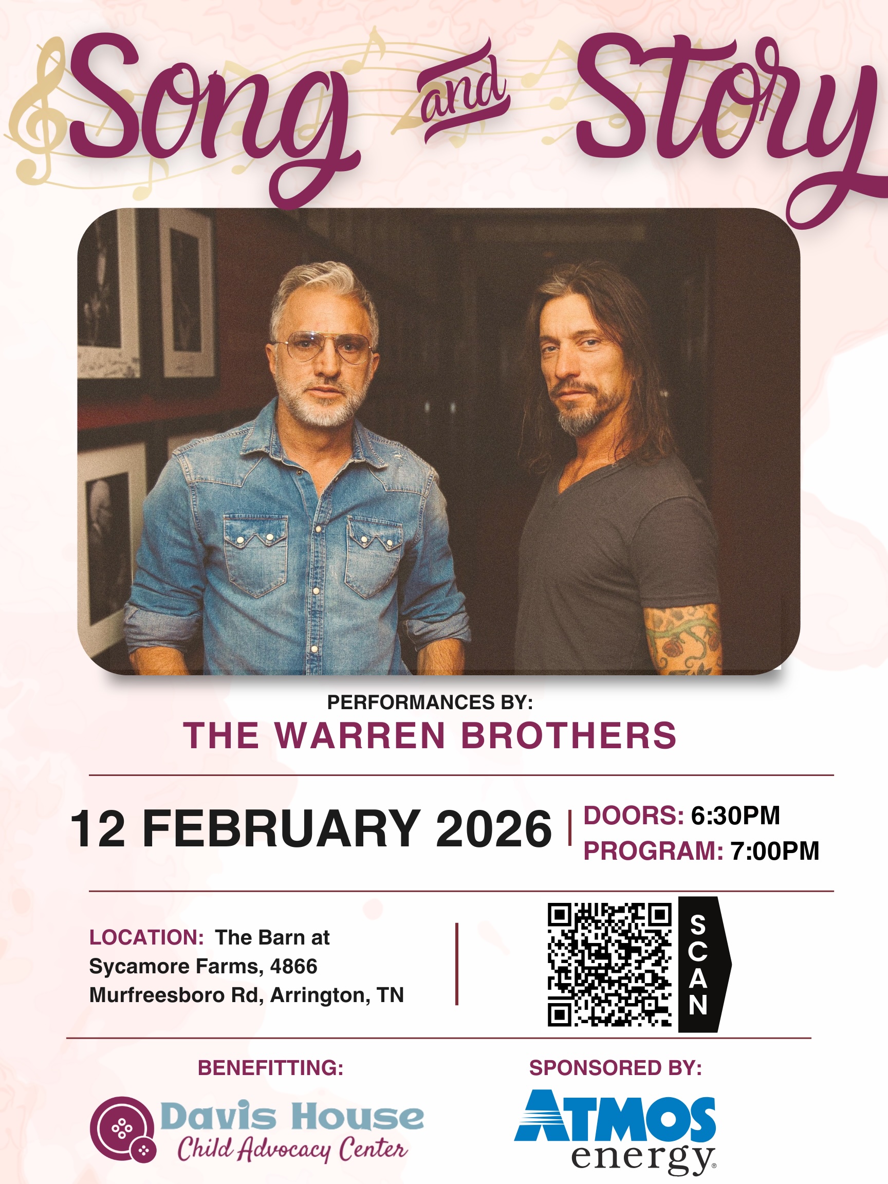 Song & Story: A Night for Davis House Child Advocacy Center.