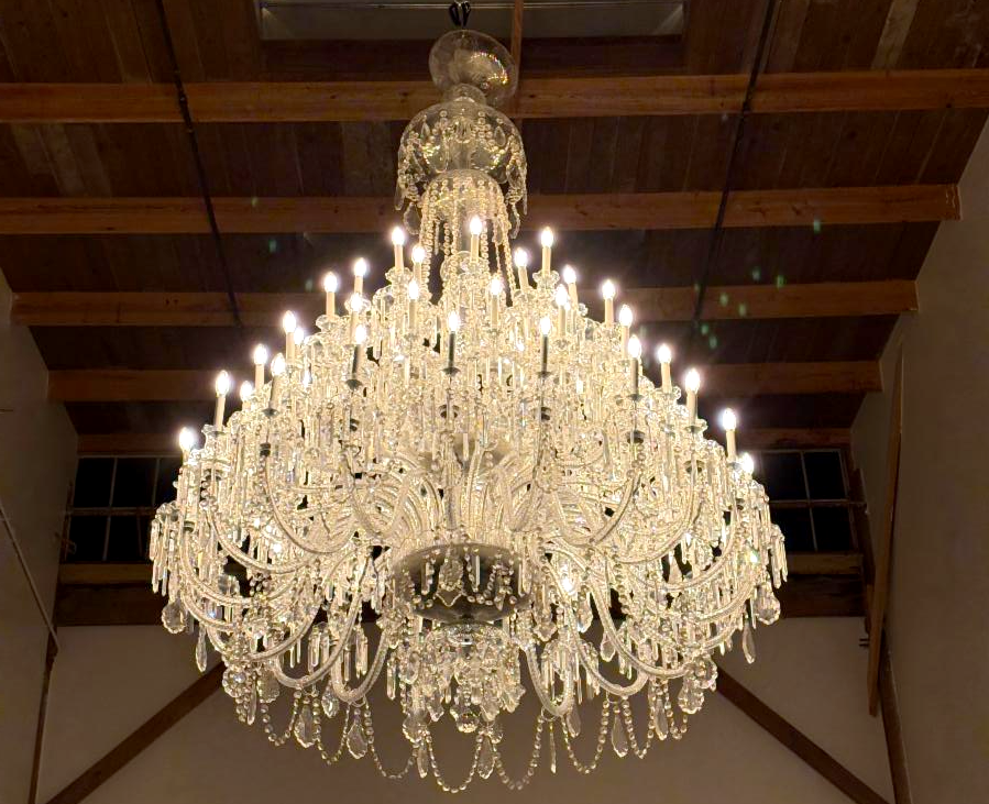 The Factory at Franklin Large Chandelier in Bldg 8