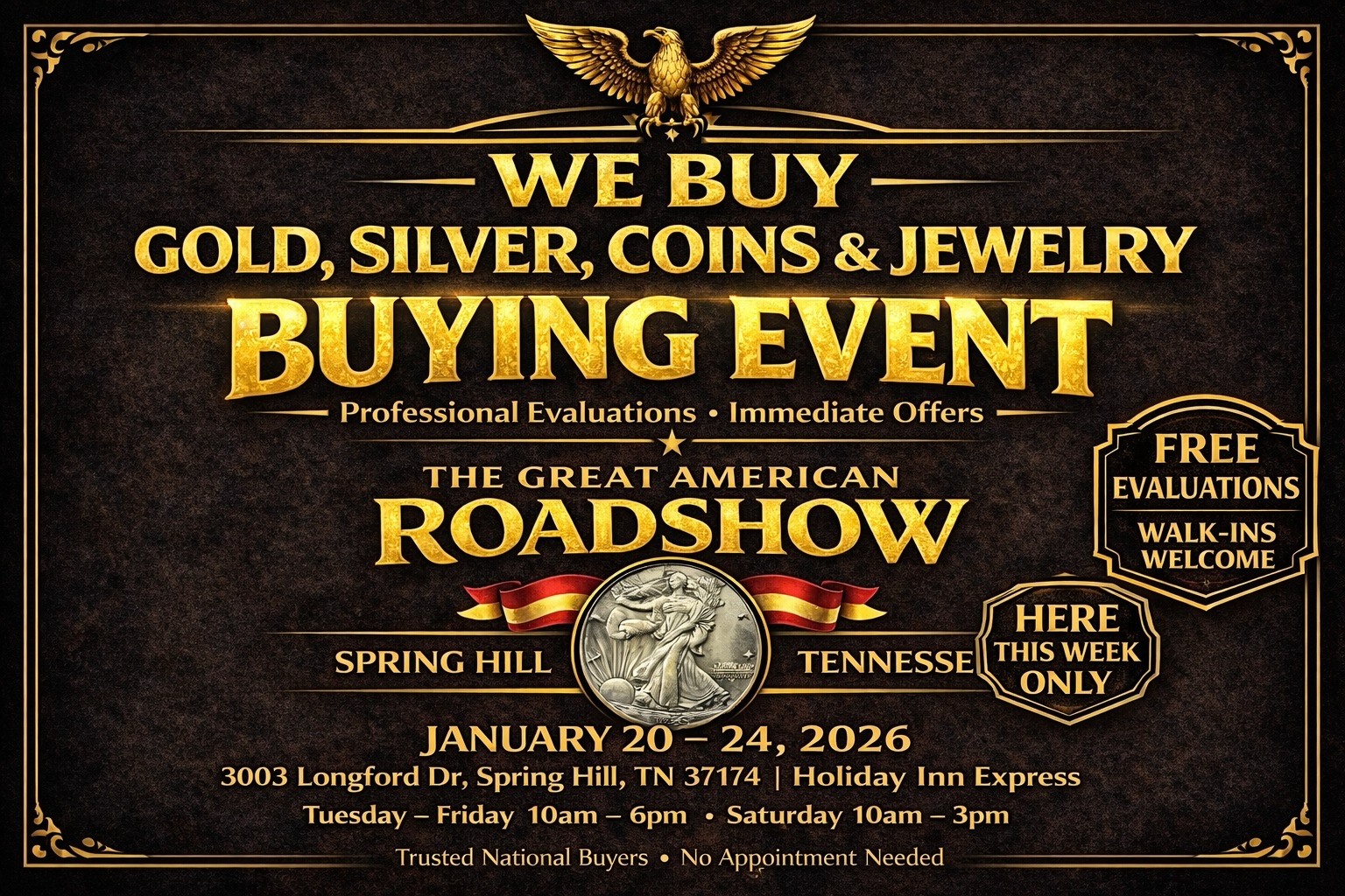 The Great American Roadshow 2026 in Spring Hill, TN.