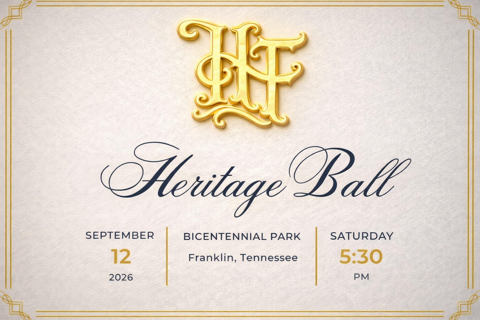 53rd Annual Heritage Ball Franklin, TN_ Bicentennial Park.