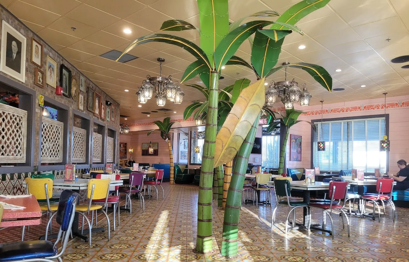 Family friendly dining in Brentwood, TN, showing Chuy's Restaurant dining room.