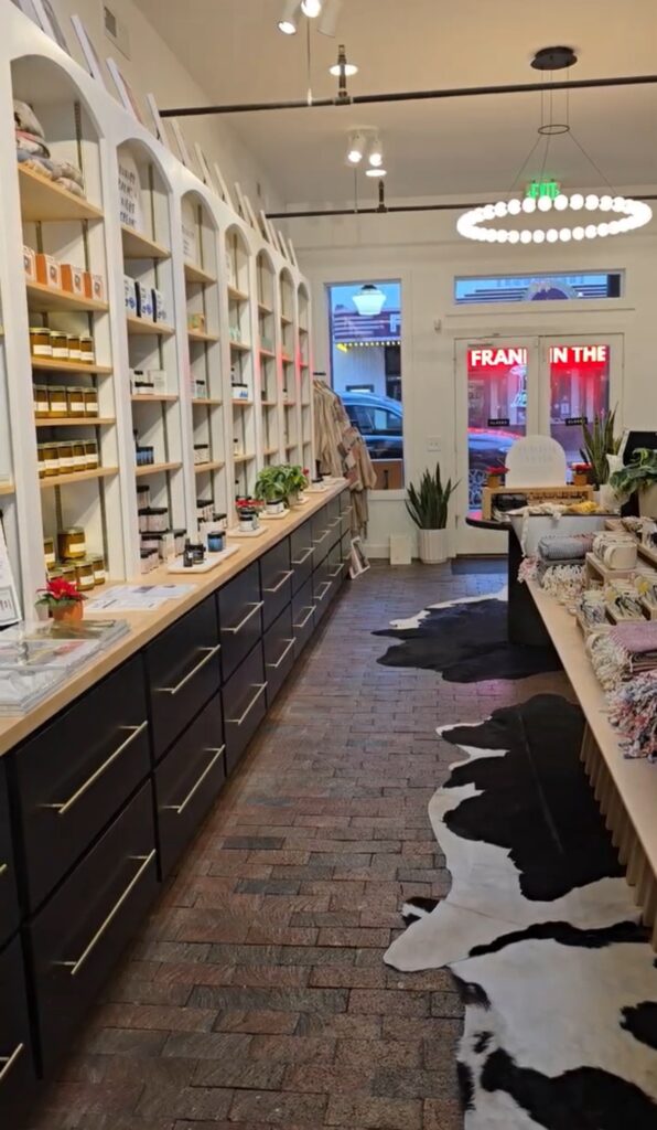 Flying Cow Downtown Franklin, TN Store Interior.