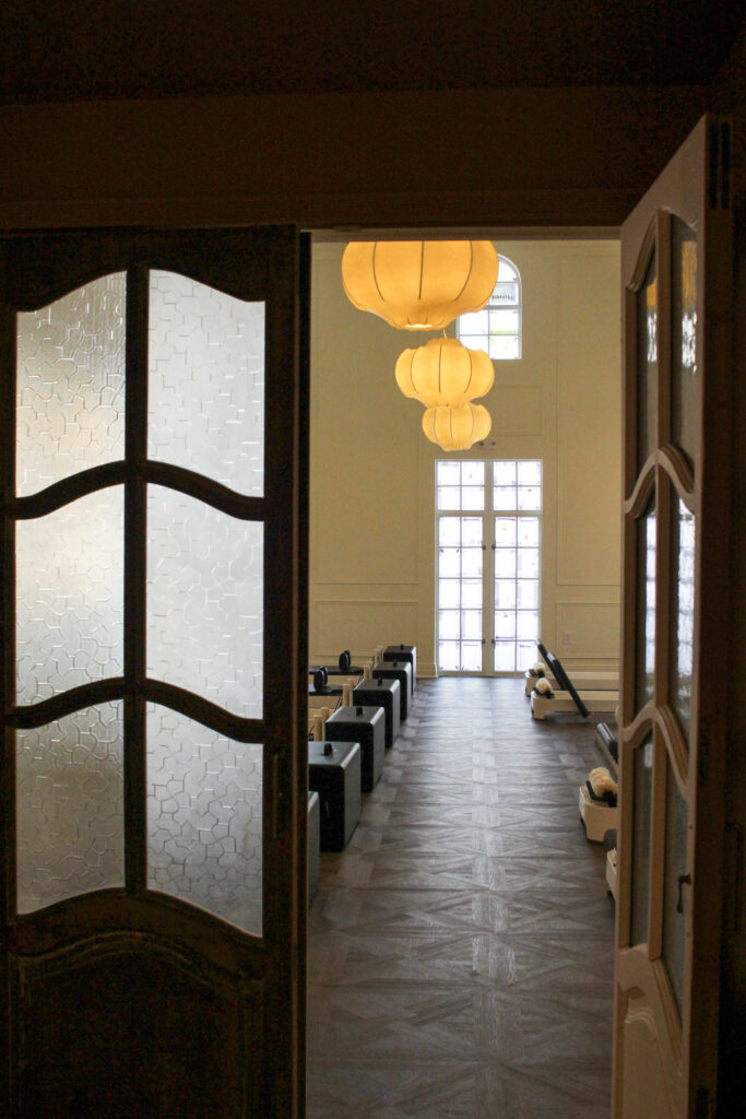 Forza Pilates, Franklin, TN, entrance from breakroom into main studio
